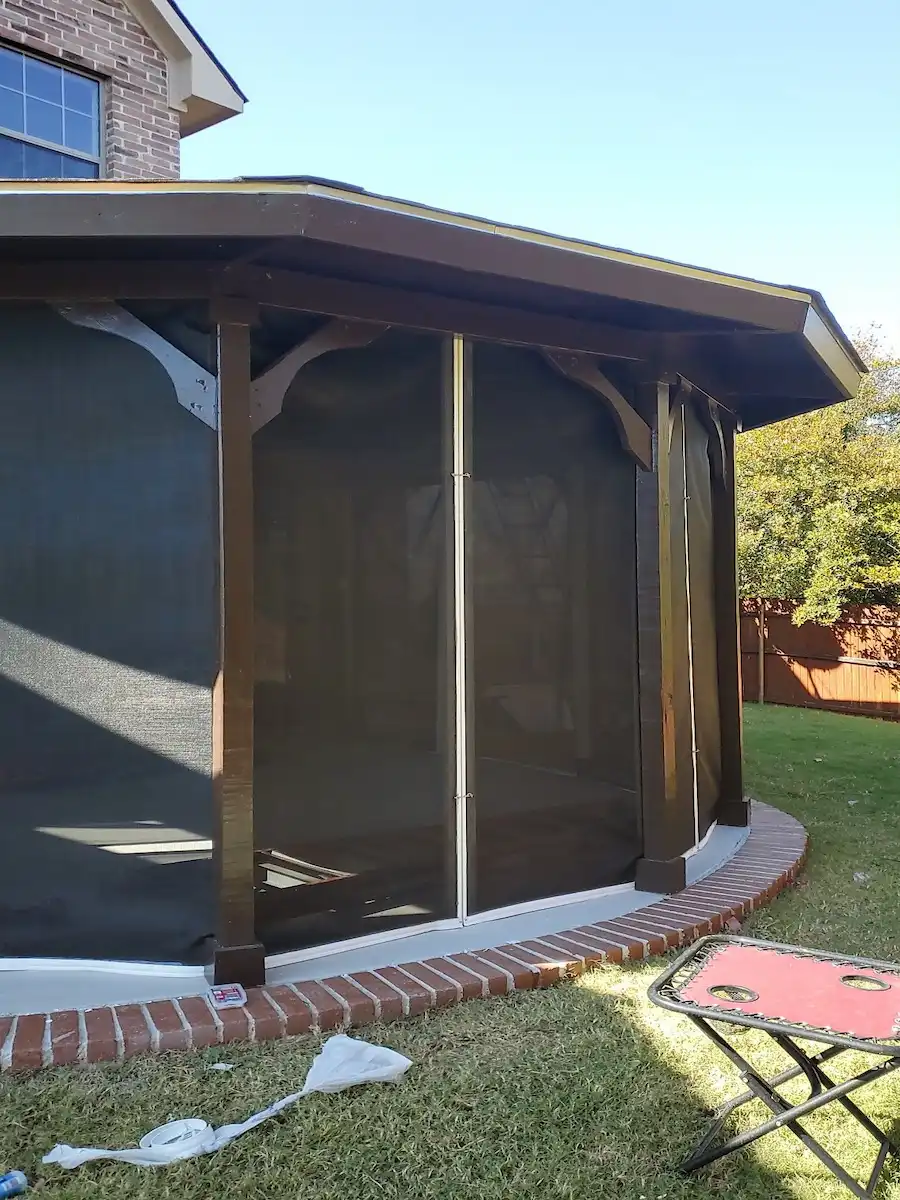 Completed luxury covered patio project