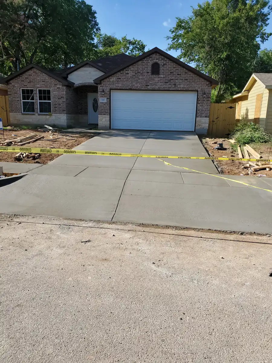 Concrete driveway and sidewalk improvement project image 1
