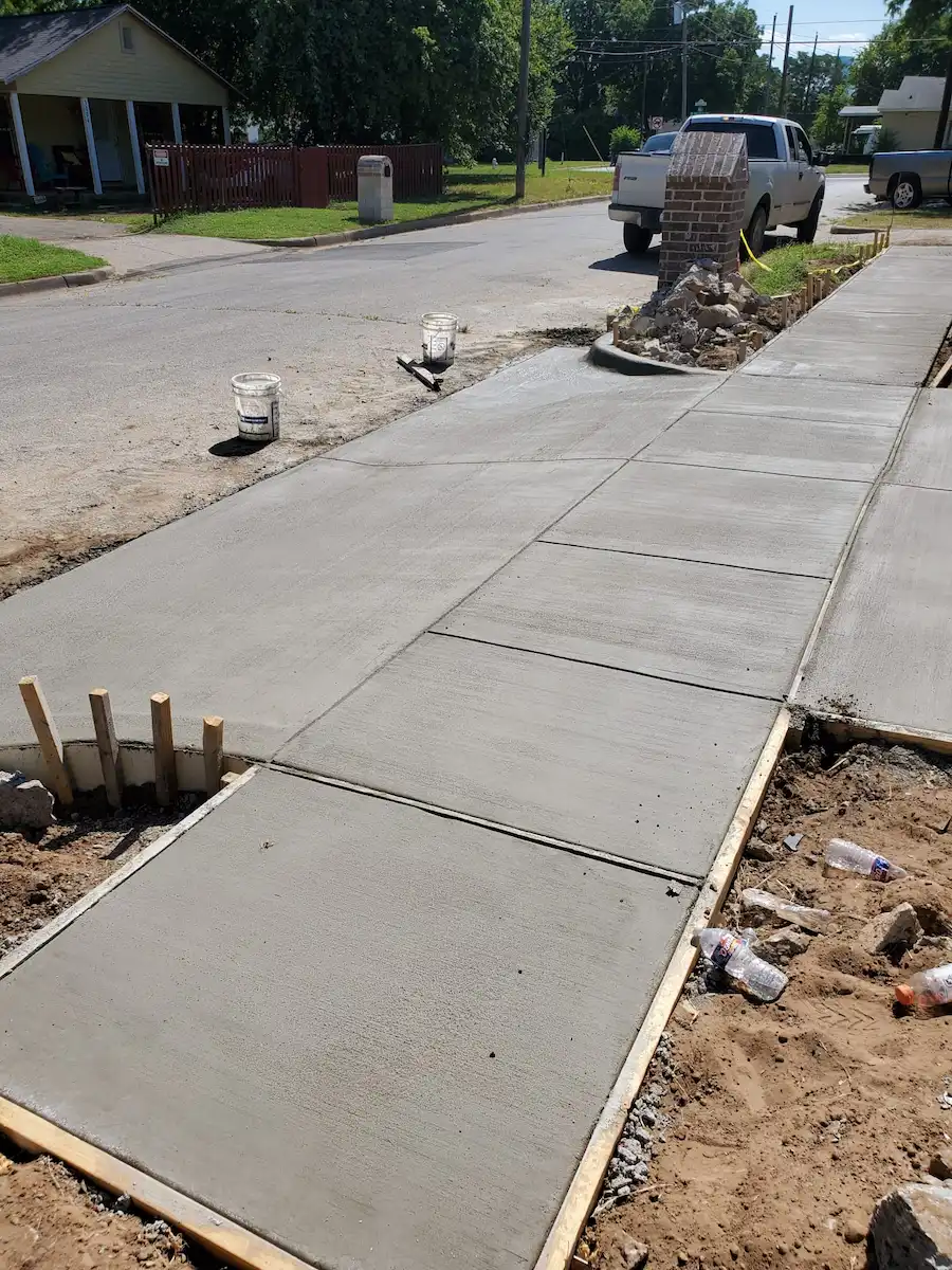 Concrete driveway and sidewalk improvement project image 3